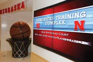 The Hendricks Training Complex provided 80,000 new square feet to NU's facilities, while also renovating 4,000 square feet inside the Devaney Center.