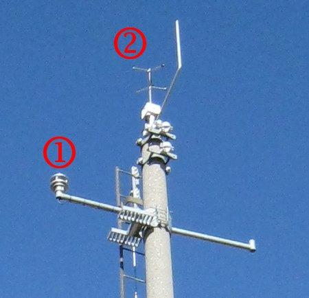 METEOTEST 7 Figure 3: Top of the meteo mast with the wind sensors: 1 Lufft Ventus, 2 METEK USA-1. (Date: November 2011) 2.1 Measurement Data The Ventus was installed in November 2011.
