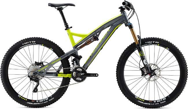 REPACK TEAM Full Suspension - Enduro SIZES S, M, L, XL COLOR(S) Matte Grey and Optic Green MAIN FRAME Breezer D Fusion Hydroformed Custom-Butted 6066 Aluminum, Tapered Head Tube, BB92 Press-Fit