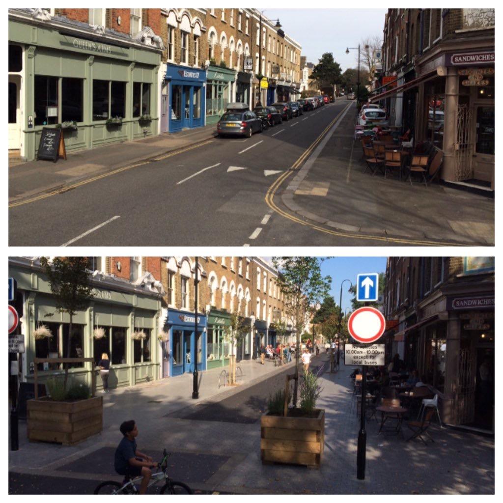 Most streets in London are local and most walking takes place on local streets improving the walking experience at a