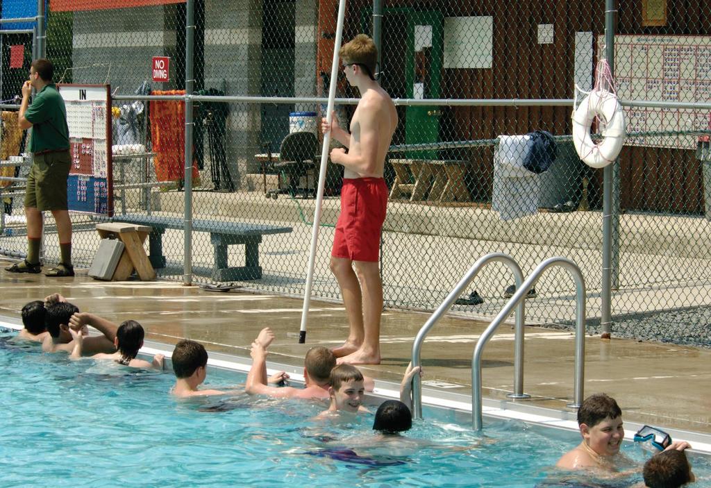Chapte6r Safe Swim Defense All swimming activities in Scouting are required to follow the eight basic principles known collectively as the Safe Swim Defense plan.