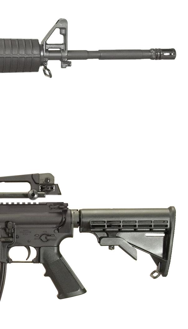 These are lightweight, gas operated, air-cooled, magazine fed rifles that operate in semi-automa c mode (meaning that each me the trigger is pulled, a single round will fire, un l the magazine is