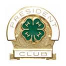 Officer Pins Club Officer Pins: Pins will be awarded providing the community leader fills out