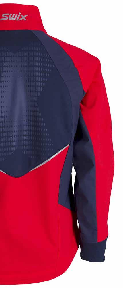 Thought-out and sporty ski jacket The ultimate jacket for ski trips For ski enthusiasts and hikers Light rip-stop ski jacket with Lycra details 90900 66% Nylon/34% PU WR 10 K/ breathable 1K Panels: