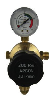 294 RANGE Everyday Gas Regulators 300 BAR Single Stage Plugged Descrition Maximum Outlet Pressure
