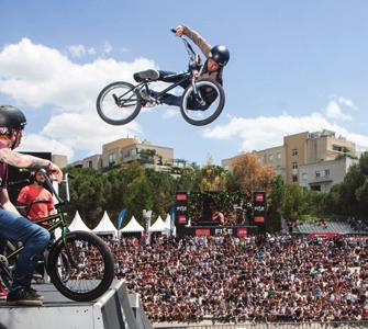 DISCIPLINES OF THE STOP The pinacle of action sports SKATEBOARD STREET PARK MOUNTAIN BIKE SLOPESTYLE BMX FREESTYLE PARK The BMX Freestyle Park is an extreme cycling sport; it is both physical and