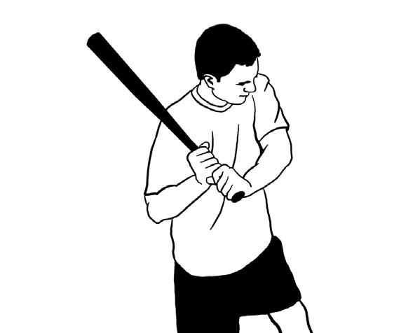 4. FENCE DRILL Purpose: Develop a short, compact swing. CORRECT POSITION This drill is beneficial for batters who tend to extend the hands and arms too quickly and create a long, loopy swing.