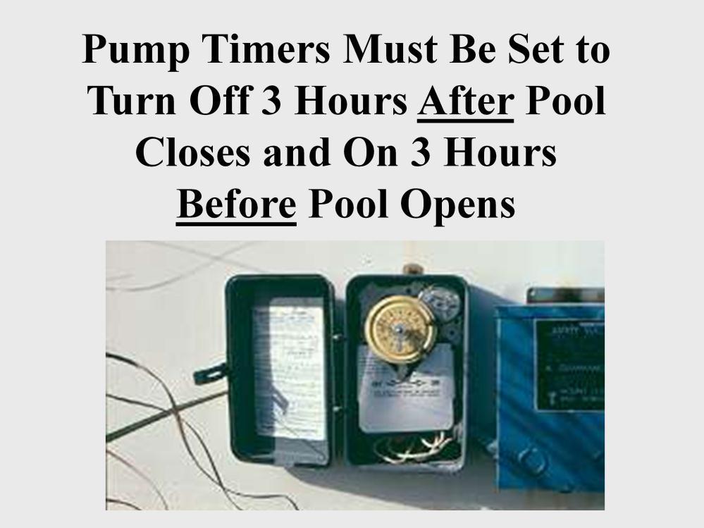 Sometimes pool owners want to try to save some money on electricity by putting the pump on a timer.