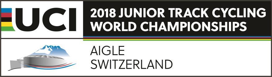 COMPETITION GUIDE 2018 UCI JUNIOR TRACK CYCLING