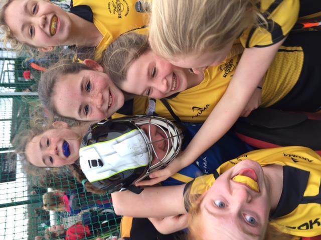 3 saves in a row and goals from Caitlin and a coolest finish of the day from Tabby on the reverse stick resulted in a win closely followed by a pitch invasion.