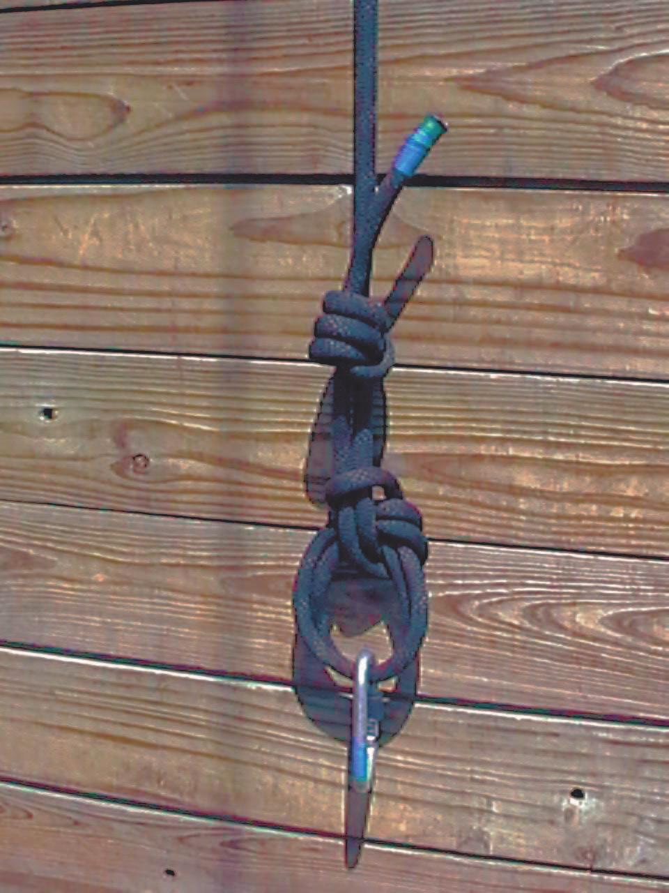 7. Setup the Z-post belay, if being used, or attach your belay device.