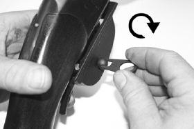 Use the Security Lock Provided with your Combination Rifle/Shotgun (cont d) 3. Screw the Trigger Lock Nut on the Trigger Lock Screw (clockwise) and tighten the nut with the key.