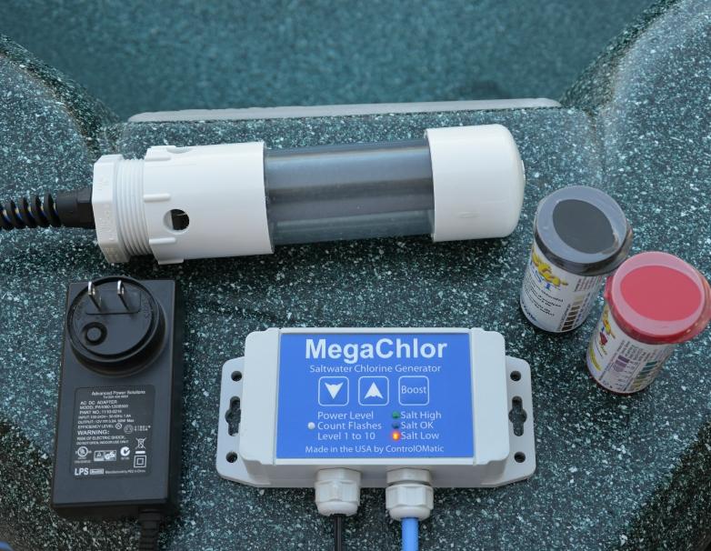 MegaChlor Pool & Spa saltwater chlorine generator OPERATING INSTRUCTIONS ControlOMatic, Inc. 12659 Arbor Lane Grass Valley, CA 95949 www.