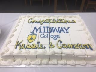 ` Cassie Fryman and Cameron Botkin sign with Midway University to run Cross Country in the fall.