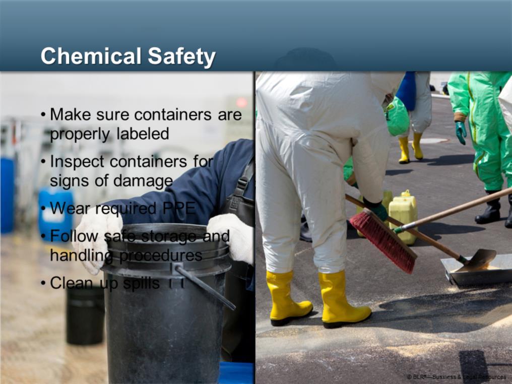 Good housekeeping contributes to chemical safety as well.