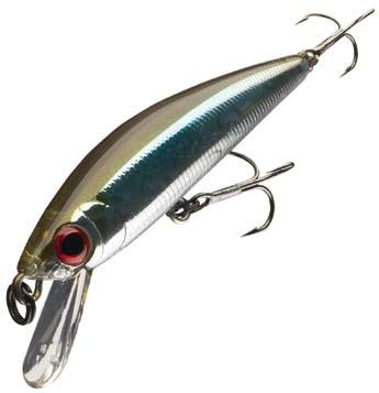 Thanks to the missing rattles the proper choice for heavily frequented waters, where usual lures with rattles provoke a rather scaring effect. A real winner for trouts! Suspending. Diving depth ca. 0.