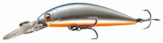 TOURNAMENT CURRENT MASTER DR This 93mm floating lure is a real secret weapon for zander, perch and asp. The DR model is made for medium water levels and the diving depth adds up to 1.