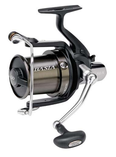 Big pit reel QD - Quick Drag System Integrated free spool in the drag: Half a turn of the drag from complete loose drag to maximum drag power. The bail is turned by hand.