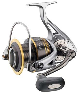 Sea Fishing Reel EXCELER E The EXCELER E impresses by high-class manufacturing and enormous durability. The construction is based on the SALTIGA series.