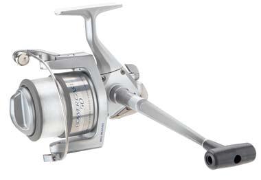Sea Fishing Reel GOLD SILVER GS 9M Popular classic metal reel. With manual finger-pick-up bail.