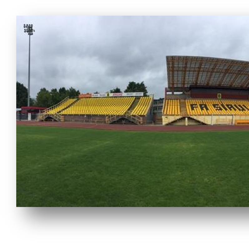 Šiauliai Central Stadium, Šiauliai Total capacity 3,000 Seating capacity 3,000 Match Home club Group matches MD1 and MD2 Gintra