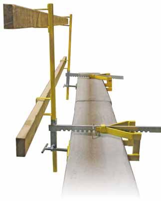 economical and easy-to-use system. Each system includes a Parapet Clamp and Guardrail Post.