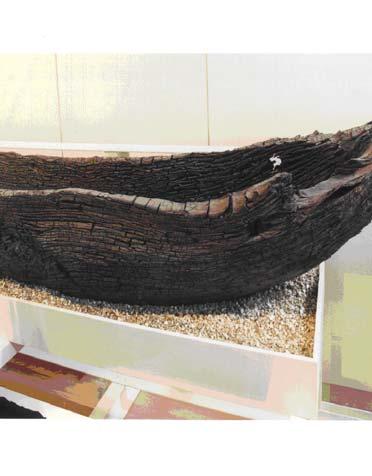 You need to move into the Thames Gallery This is a Saxon Log