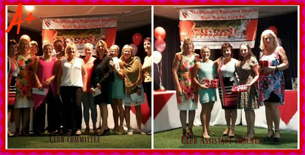 AWARDS NIGHT On Saturday, 6th May, 52 members, including partners, gathered to celebrate the Redcliffe Red Dragons Presentation night for 2016/2017.