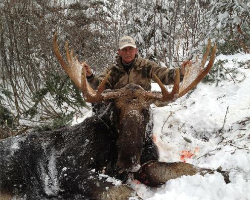 Southern B.C. Trophy Moose Hunt #18 One of the big advantages of hunting southern B.C. for moose, is the ease with which you can drive your moose meat home.