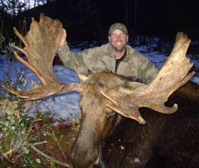 Southern B.C. Moose Hunt #21 We have worked with this long-time British Columbia outfitter for over 20 years. This is a drive to hunt, but he still harvests some awesome bulls.