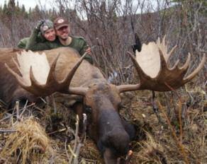 Northwestern British Columbia Trophy Moose Hunt #33 Basted out of Atlin, British Columbia, this area has long been well known for its trophy moose, mountain goat, Stone sheep, and