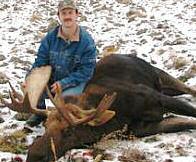 This excellent moose hunt, in northern Alberta, is exactly the kind of hunt for the guy wanting to shoot a moose, and take all those delicious moose steaks home with him.