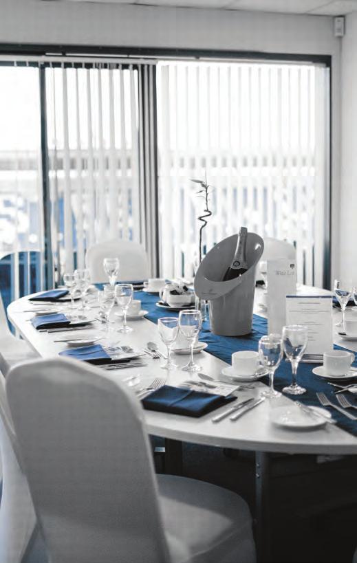 Hospitality For most football fans, the matchday experience begins when