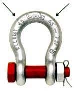 Crosby Shackles & Fittings Working Range shackles) Link plate