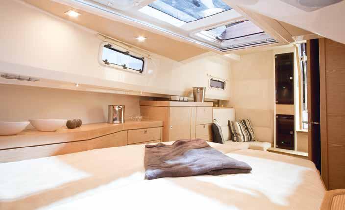 owner cabin with king-size bed