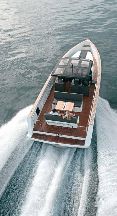impressive design What makes the FJORD 40 open so special are her characteristic lines and innovative design which