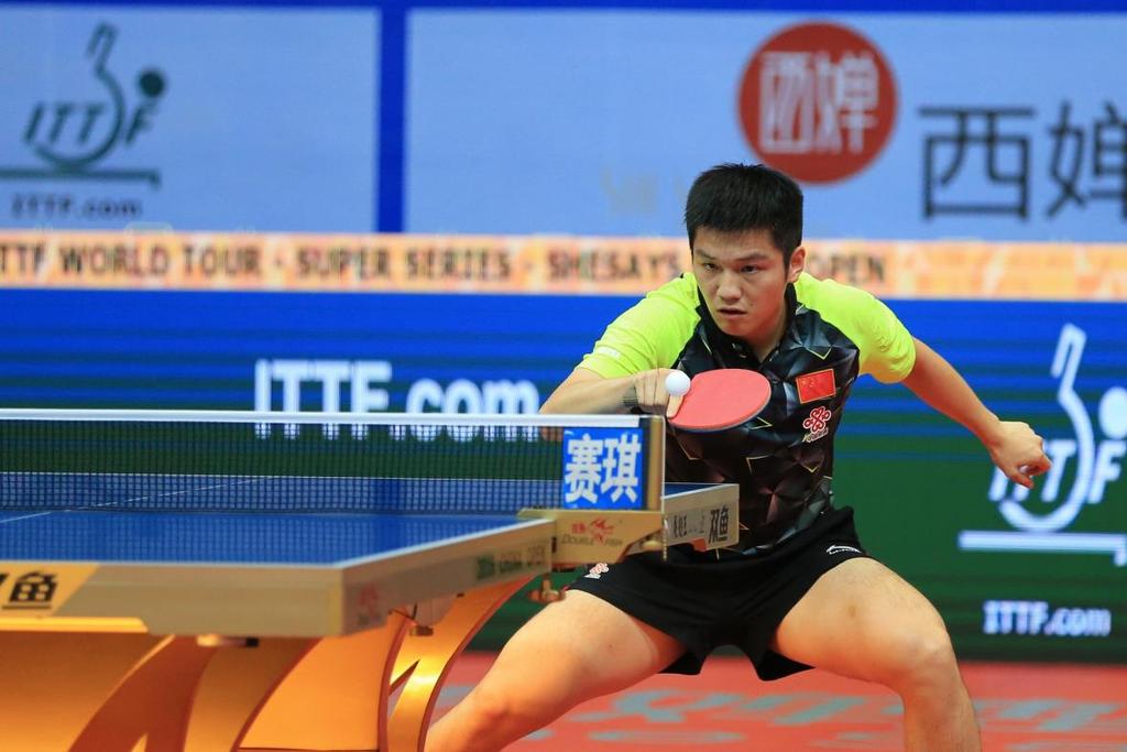 FAN Zhendong (CHN) Current World Ranking: 2 Seed: 2 Age: 19 WTGF Appearances (incl.