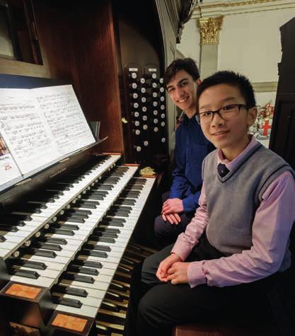 Organ Recital Over half term Yasar Cohen-Shah and Moses Ng gave a joint organ