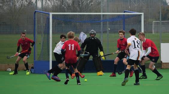 Sport a pass into the area and finding Mahon s stick, who guided it into the bottom corner. 30 minutes in and just the 2nd XI were leading by a goal.