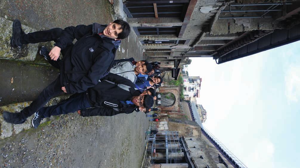 Classics Trip to Naples During the February half-term, 26 Third Formers took an early flight to Naples, to discover the ancient world of the Cambridge Latin Course textbook.