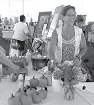FESTIVAL HIGHLIGHTS Yvonne Gordon of the Branford Art Center (BAC) and BACA were happy to showcase 33 regional artists under the Big Top on the Branford Green Sept 19th, 2015, as part of Mary Halley