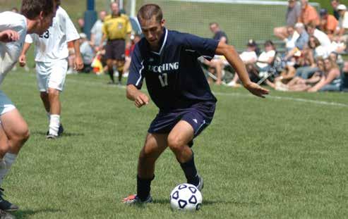 National Leaders Jeff Kocher led the Freedom Conference in points twice, goals once and assists three times. He finished fifth in Division III in goals in 2005.