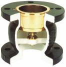 65mm (2 1/2 ) to 900mm (36 ) Body Material: Cast Iron Body, Bronze Trim, and Stainless Steel Spring Temperature: 150ºF (65ºC) Typical Applications: Mounted vertically or horizontally, these valves