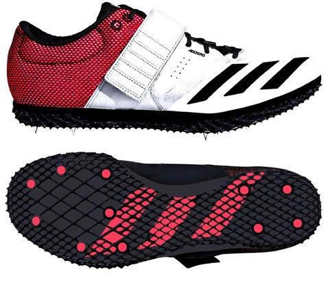 for uncompromisable grip and reduced weight Allows for a more aggressive approach into the pit & triple jump ADIZERO HJ NEW RECOMMENDED EVENTS RECOMMENDED EVENTS RECOMMENDED EVENTS LONG JUMP, TRIPLE