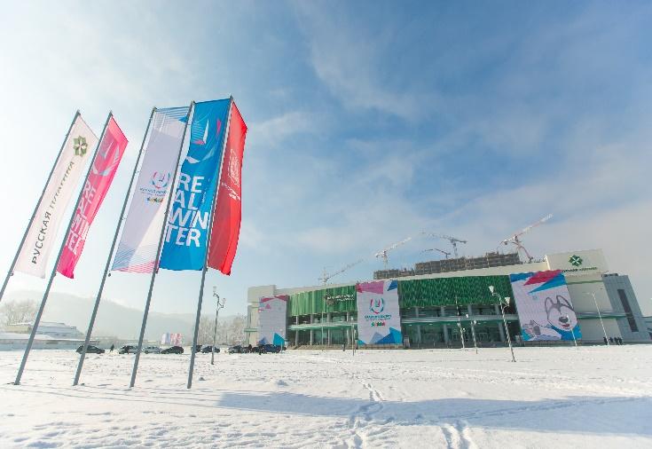 CONSTRUCTION COMPLETED FOR PLATINUM ARENA KRASNOYARSK Several WU 2019 venues received commissioning permit during the 1st quarter of 2018, among those is Platinum Arena Krasnoyarsk, which will host