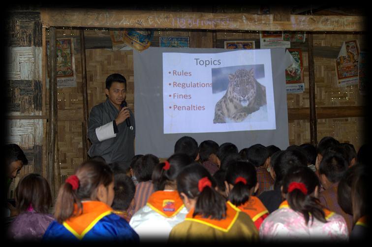 The topic for the debate was; Is conservation of Snow Leopard important or Not.