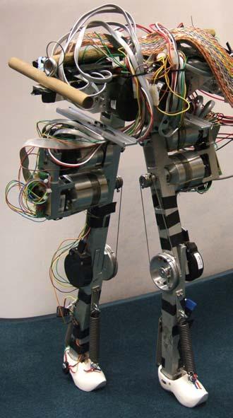 tudelft.nl Abstract We describe three bipedal robots that are designed and controlled based on principles learned from the gaits of passive dynamic walking robots.