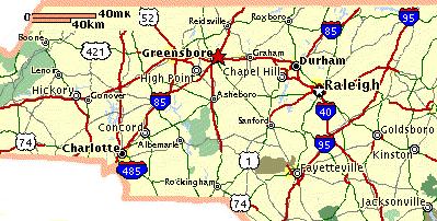 Directions to North Carolina A&T State University 1601 E. Market Street Durham, NC 27411 From Winston-Salem: (40 East / North 85 Business) Travel on Interstate 40 East to Greensboro.