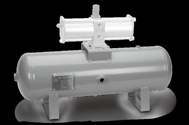 Air Tank for Booster Regulator ompliant with ASME Standards ompliant with ASME standards ASME Section
