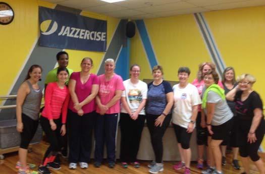 Visa and MasterCard are accepted. JAZZERCISE Jazzercise is again a part of the Mayor's Fitness Challenge and five challengers joined the class Saturday morning.